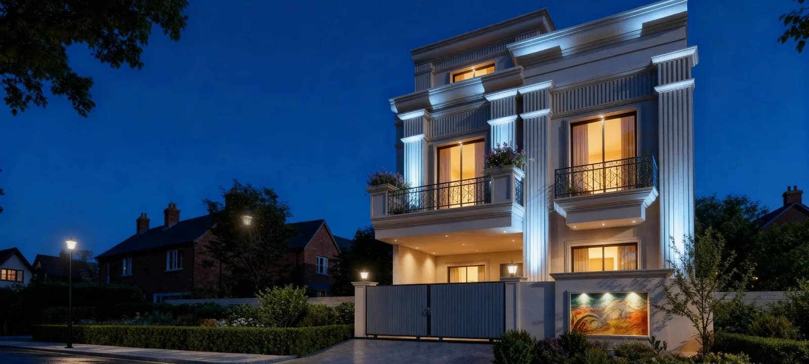 I-14/3 Neoclassical Corner Villa